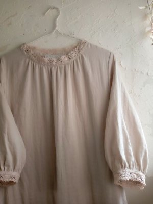 画像4: クルーニーレースのコットンダブルガーゼワンピース