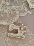 Vintage beads ソーイングブローチ  ミシン