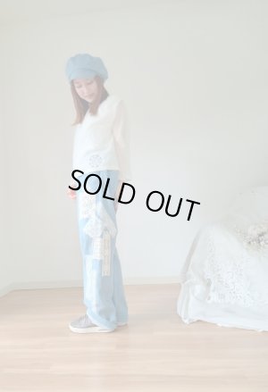 画像2: ブルージーンズレースコラージュパンツ★限定品