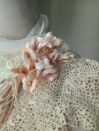 Detaile2: ※一点物※フランスアンティークレースアイリッシュクロッシェ コサージュ付き