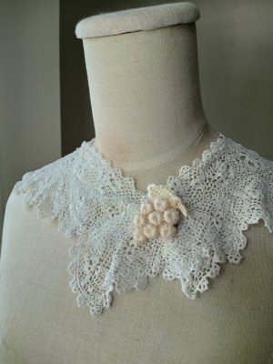 画像1: クロッシェ葡萄ブローチ＊限定品＊ 