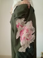 Detaile1: ヴィンテージボタニカルローズパンツ★限定品