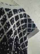 Detaile1: コットンニット&メリノウール フェルティングベスト ブラック2