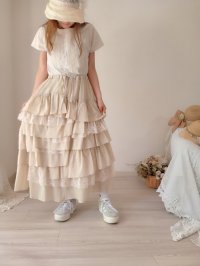 フリルレーススカート