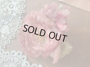 画像2: シルク染花コサージュ