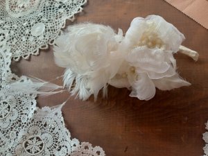 画像3: シルク染花コサージュ