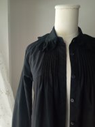 Detaile1: コットン刺繍レースアンティーク復刻ブラウス 