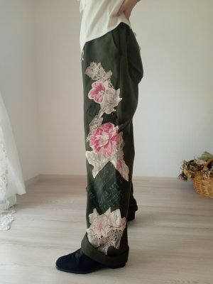画像1: ヴィンテージボタニカルローズパンツ★限定品