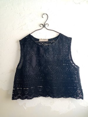 画像3: クルーニーレースとコレクションレースパッチワークベスト★