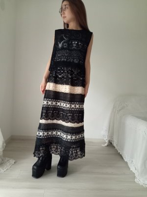 画像10: クルーニーレースとコレクションレースパッチワークベスト★