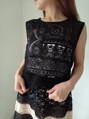 画像13: クルーニーレースとコレクションレースパッチワークベスト★