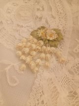 シルク染花コサージュ