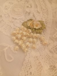 シルク染花コサージュ