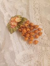 シルク染花コサージュ