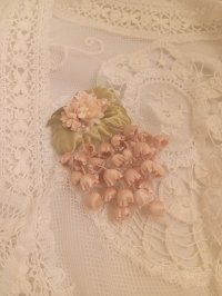 シルク染花コサージュ