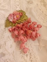 シルク染花コサージュ