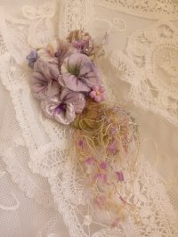 シルク染花コサージュ