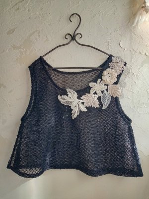 画像1: アイリッシュクロッシェベスト★限定品