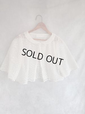 画像1: オーガンジーレース刺繍ボレロ★限定品