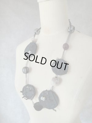 画像5: テキスタイルボールネックレス ブローチ付き★限定品