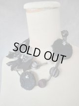 テキスタイルボールネックレス ブローチ付き★限定品