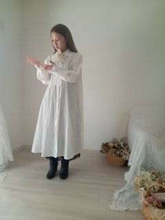 新品　Angelica Leaf 刺繍入りレースチュニック ようこそAngelicaLeafアンジェリカリーフへ