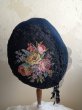 画像11: イタリアゴブラン織ローズビーズ刺繍ベレー★1点物★ (11)